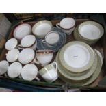 Royal Doulton 'Sonnet' part tea service comprising of six teacups and saucers, bowls and plates