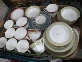 Royal Doulton 'Sonnet' part tea service comprising of six teacups and saucers, bowls and plates