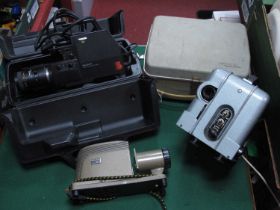 Russian & Argus 150 Projectors, Grundig TK14 reel to reel Trinicon video camera (4) [484497,