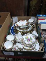 Ceramics to include Royal Cauldon 'Ludlow' comprising of teacups, saucers, sugar, milk jug etc.