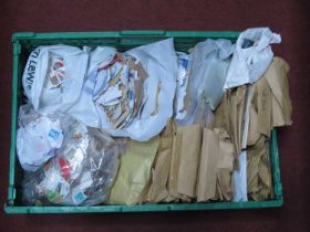 Vast quantity of of postage stamps part-sorted by country, South Africa, New Zealand, France, USA,