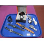 Modern Gent's Wristwtaches, including ANLondon, boxed, Sekonda, Accurist, etc :- One Tray