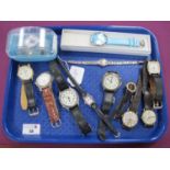 Ladies and Gent's Wristwatches, including Sekonda, Rotary, Accurist, etc :- One Tray