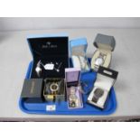 Modern Ladies and Gent's Wristwatches, including Henley, Pulse, Oriflame ladies black dial
