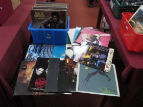 Fifty LP's by Prince, Vangelis, Jean Michel Jarre, Peter Gabriel, Clannad, Wet Wet Wet, Eagles,