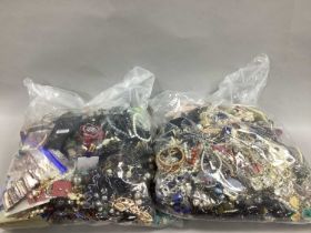 A Mixed Lot of Assorted Costume Jewellery:- Two Bags [2080788] [964661]