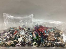 A Mixed Lot of Assorted Costume Jewellery:- Two Bags [948723] [587270]