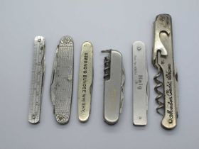 Advertising Pocket Knives, John Ryalls Sheffield advertising 'Y940 Calander on Scales', two blades