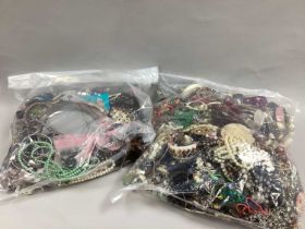A Mixed Lot of Assorted Costume Jewellery:- Two Bags [208092] [503282]