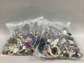 A Mixed Lot of Assorted Costume Jewellery:- Two Bags [6232205] [223900]