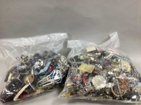 A Mixed Lot of Assorted Costume Jewellery:- Two Bags [2080781] [581572]