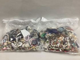 A Mixed Lot of Assorted Costume Jewellery:- Two Bags [409930] [540531]