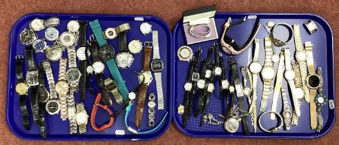 A Selection of Assorted Ladies, Gent's and Children's Wristwatches, including Casio digital,