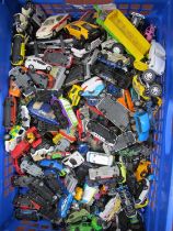 A Quantity of Playworn Diecast Model Vehicles, by Matchbox, Corgi, Burago, Realtoy, Welly and other,