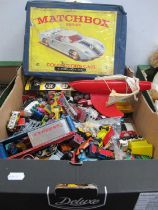 A quantity of mainly diecast model vehicles by Corgi, Matchbox, Dinky to include James Bond 007