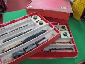 Trix T.T.R Boxed Sets, comprising two "Operating Mineral Train" sets, containing collectively six