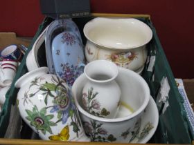 Portmeirion 'Botanic Garden', Worcester 'Evesham', and other pottery:- One Box.