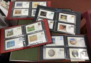 A Australia and New Zealand Collection of Benham FDC's, mostly unaddressed in four Benham binders,