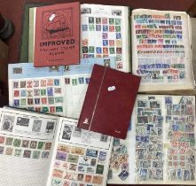 World Stamp Collection (including British Commonwealth), early to modern, housed in five junior