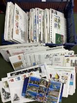 Over 200 GB FDC's, dating from 1966 to 2004. Also includes a small accumulation of postcards.