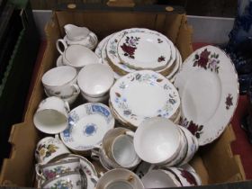 Colclough, Coalport 'Revelry', Paragon, nd other table china:- One Box