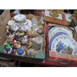 Royal Stafford 'Carousel' Bone China Teaware, Ringtons, and other collectors plates, Leonardo clown,