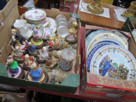 Royal Stafford 'Carousel' Bone China Teaware, Ringtons, and other collectors plates, Leonardo clown,