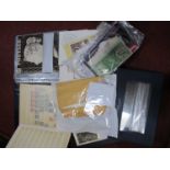 Stamps - An accumulation of Great Britain stamps in a stock book, loose in packets and