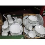 Noritake 'Savannah' Large Dinner Tea-Coffe Service, tureens, meat plates, side plates, soup bowls,
