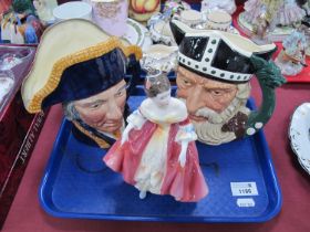 Two Royal Doulton character jugs 'Lord Nelson' and 'Viking' together with Royal Doulton 'Southern