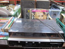 Hitachi SDT 2660 Music Centre, Blondie, Bread and other records.