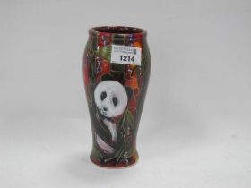Anita Harris 'Panda' Bella Vase, gold signed, 17.5cm high.