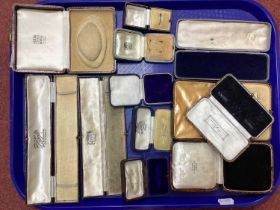 A Selection of Assorted Antique and Vintage Jewellery Boxes :- One Tray [2082486]