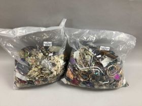 A Mixed Lot of Assorted Costume Jewellery :- Two Bags [2080777] [2080778]