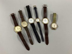Vintage and Later Wristwatches, including Rone, Accurist, Sekonda, Rotary etc :- One Tray