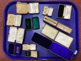 A Selection of Assorted Antique and Vintage Jewellery Boxes :- One Tray [2082508]