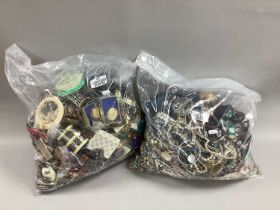 A Mixed Lot of Assorted Costume Jewellery :- Two Bags [2080789] [2080782]