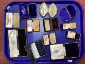 A Selection of Assorted Antique and Vintage Jewellery Boxes :- One Tray [2082500]