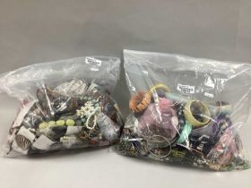 A Mixed Lot of Assorted Costume Jewellery :- Two Bags [554052] [989083]