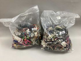 A Mixed Lot of Assorted Costume Jewellery :- Two Bags [2080791] [2080779]