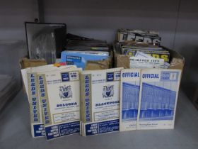 Manchester United, Leeds, Bradford City, Huddersfield and Other Programmes:- Two Boxes