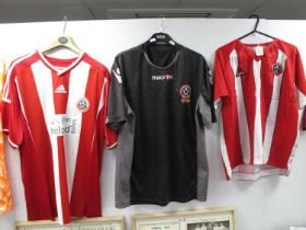 Sheffield United Shirts Adidas Home Bearing 'John Holland' Logo, size XL, 120 Years black