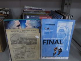 Big Match, Cup Final, 1950s, tennis rugby, boxing, golf, and many other programmes, team sheets:-