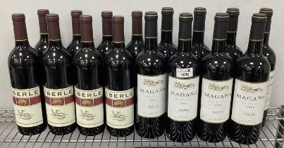 Wine - Magana Navarra Merlot 2011 & 2009, 750ml., (8 bottles); Eberle Paso Robles 2012 Cabernet