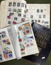 World Stamp Collection, early to modern, housed in a 1930's 'Schwaneberger' album and a stockbook.