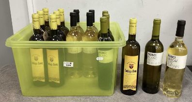 Wine - Santiago Roma Albarino 2015, (7 bottles); Nunci Blanc 2013 Pereres (4 bottles); Nunci