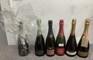 Sparkling Wine - M. Hostomme Rose Champagne; Other Prosecco & Sparkling Wines, (6 Bottles)