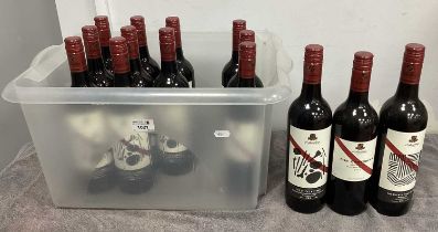 Wine - D'Arenberg; The Sticks & Stones 2010, (9 bottles); The Custodian 2011 (4 bottles); The Twenty