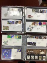 Stamps; Two albums of Great Britain first day covers, 120 covers manly 1990's good condition.