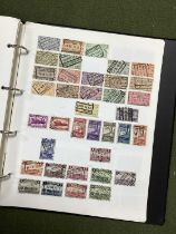 Belgium and Belgian Congo stamp collection, early to modern, housed in a black binder, although